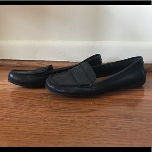 Women’s Coach Odette Pebble Grain Leather Flats